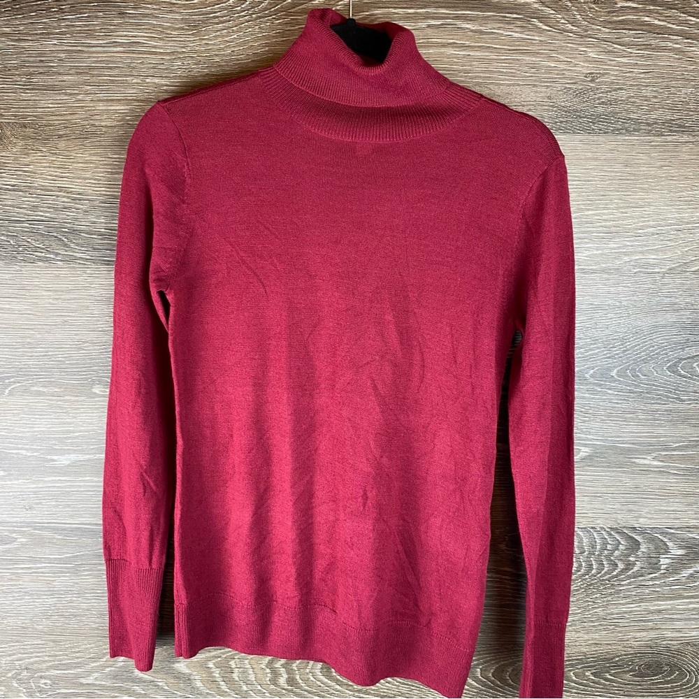1901 Turtleneck Merino Wool Blend Sweater Size XS NWOT